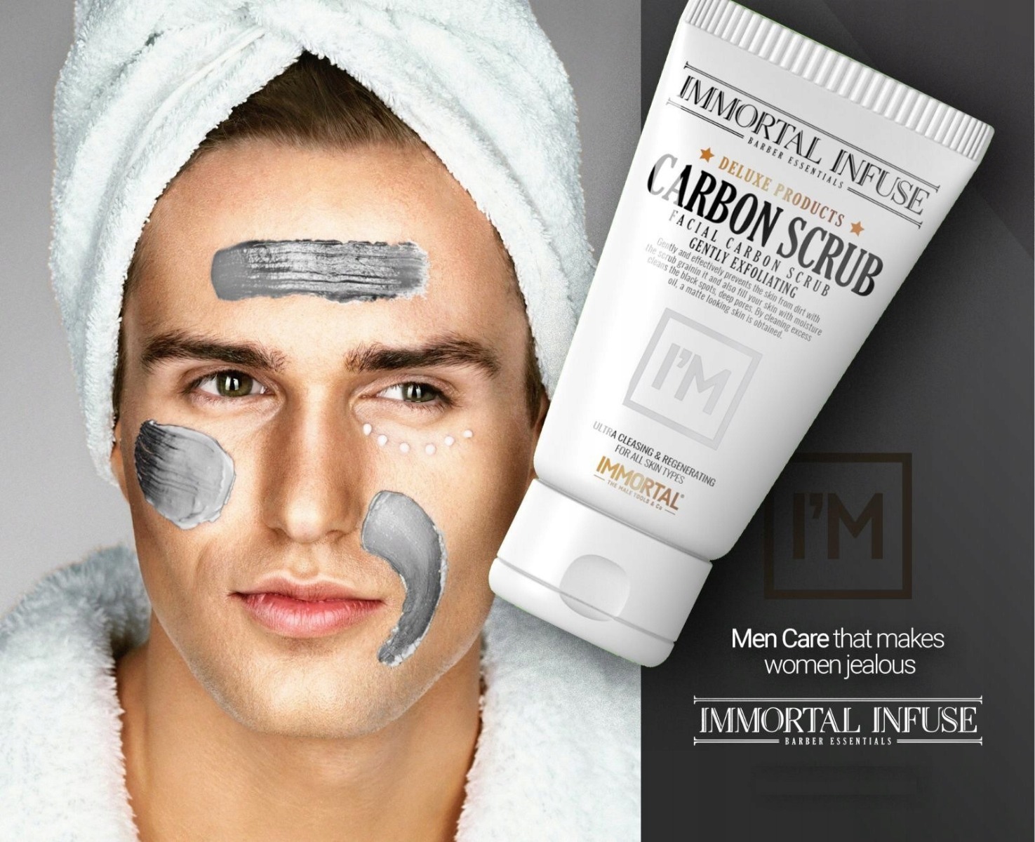 146_2.jpg Immortal Infuse Face Scrub 150ml - Afbeelding 1