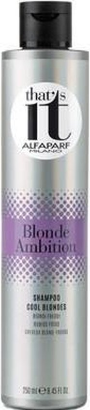 186x840_1.jpg Alfaparf That's It Blonde Ambition Shampoo Cool Blondes 250ml - Afbeelding 1