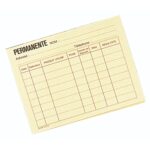 Sibel Registratiekaart voor Kleur&Perm Geel 50 stuks - Afbeelding 2