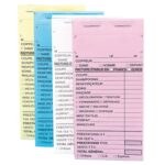 Sibel Rekeningenboek zonder nummers Blauw 10 stuks