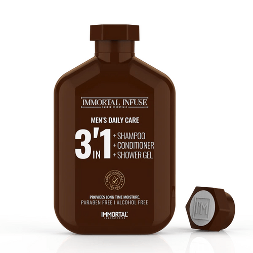 3in1_600x__26005.png Immortal 3 in 1 Shampoo 500ml - Afbeelding 1