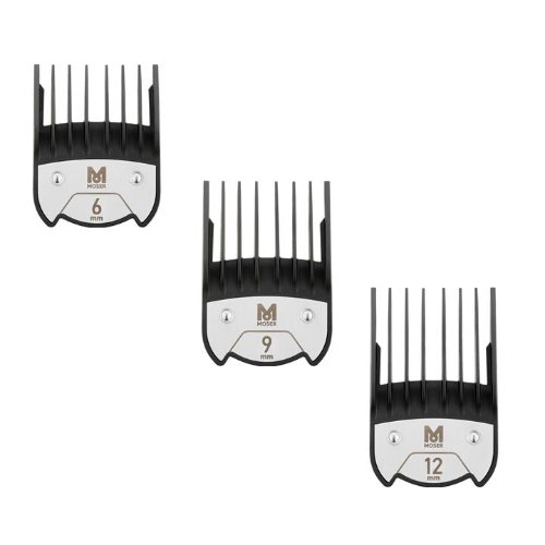 4015110027652 Moser Professional 3 set 6.0/9.0/12 mm Magnetic Premium Attachment Combs - Afbeelding 2