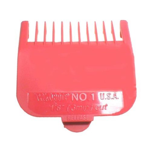 4015110080138 Wahl Opzetkam nr.1 (3 mm) rood - Afbeelding 1