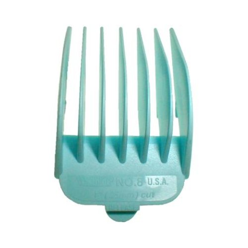 4015110080251 Wahl Opzetkam nr.8 (25 mm) licht blauw - Afbeelding 1