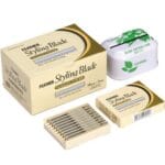 Feather Scheermesjes 5x10 stuks + Container