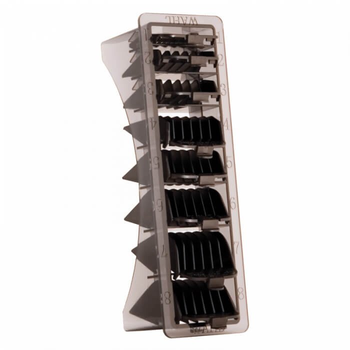 5037127006641-tinified Wahl Opzetkamset black 1 tm 8 (3-25 mm) - Afbeelding 1