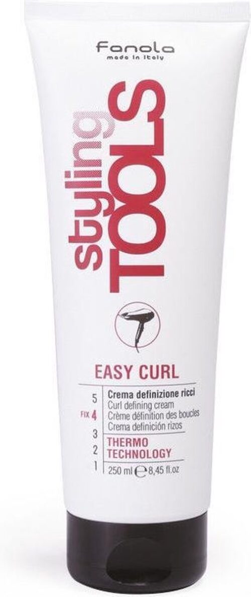 Fanola - Styling Tools Easy Curl Cream Hair Twist Cream - Styling crème 250ml - Afbeelding 1