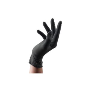 Sibel Handschoenen Wegwerp Latex Zwart S 100st