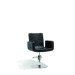Sibel Cutting Chair Attractio w/ Round Base Croco Black - Afbeelding 2