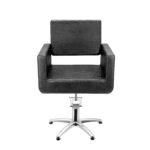 Sibel Cutting Chair Felicitas w/ 5-Star base Croco Black - Afbeelding 2