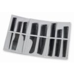 Sibel snijkam Set Carbon 8 stuks - Afbeelding 2