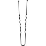 Sibel OBB Pins Metal Wavy 70mm Zwart 25   stuks