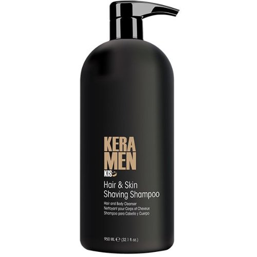 8717496443212 KIS Hair & Skin Shaving Shampoo 950ml - Afbeelding 1