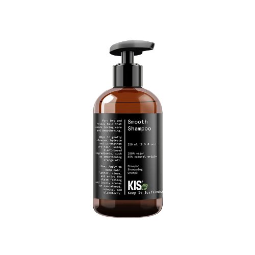 8717496446237 KIS Green Smooth Shampoo 250ml - Afbeelding 1