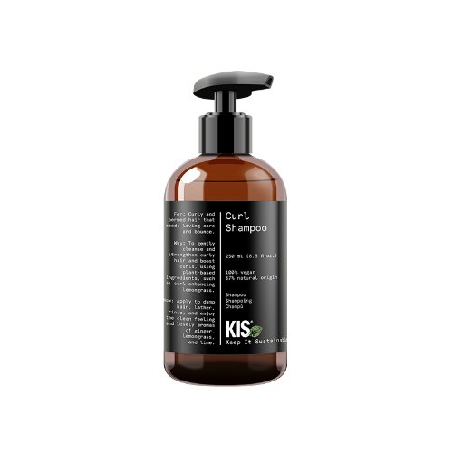 8717496446312 KIS Green Curl Shampoo 250ml - Afbeelding 1