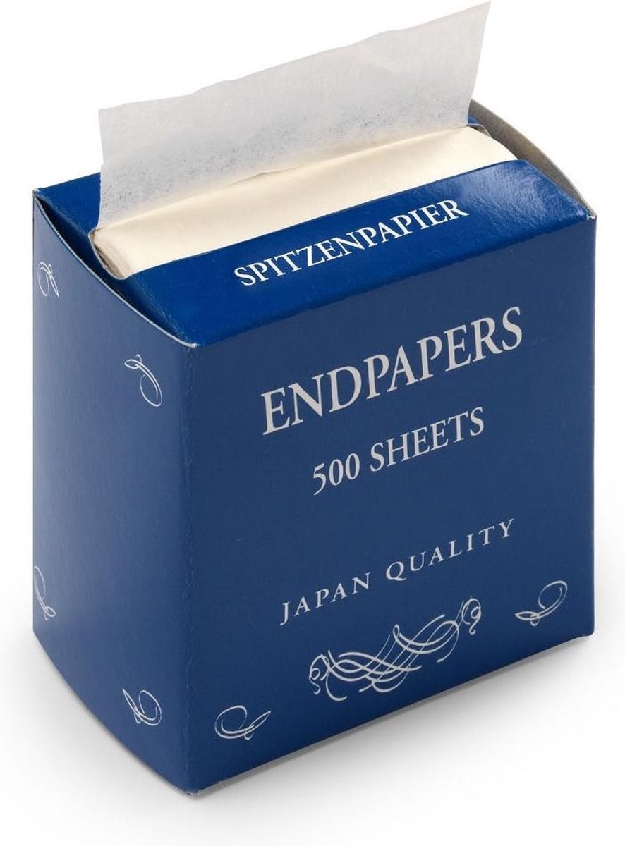 886x1200 Profistar Gevouwen Puntpapier 500 vel HQ Wit 76 x 50mm - Afbeelding 1