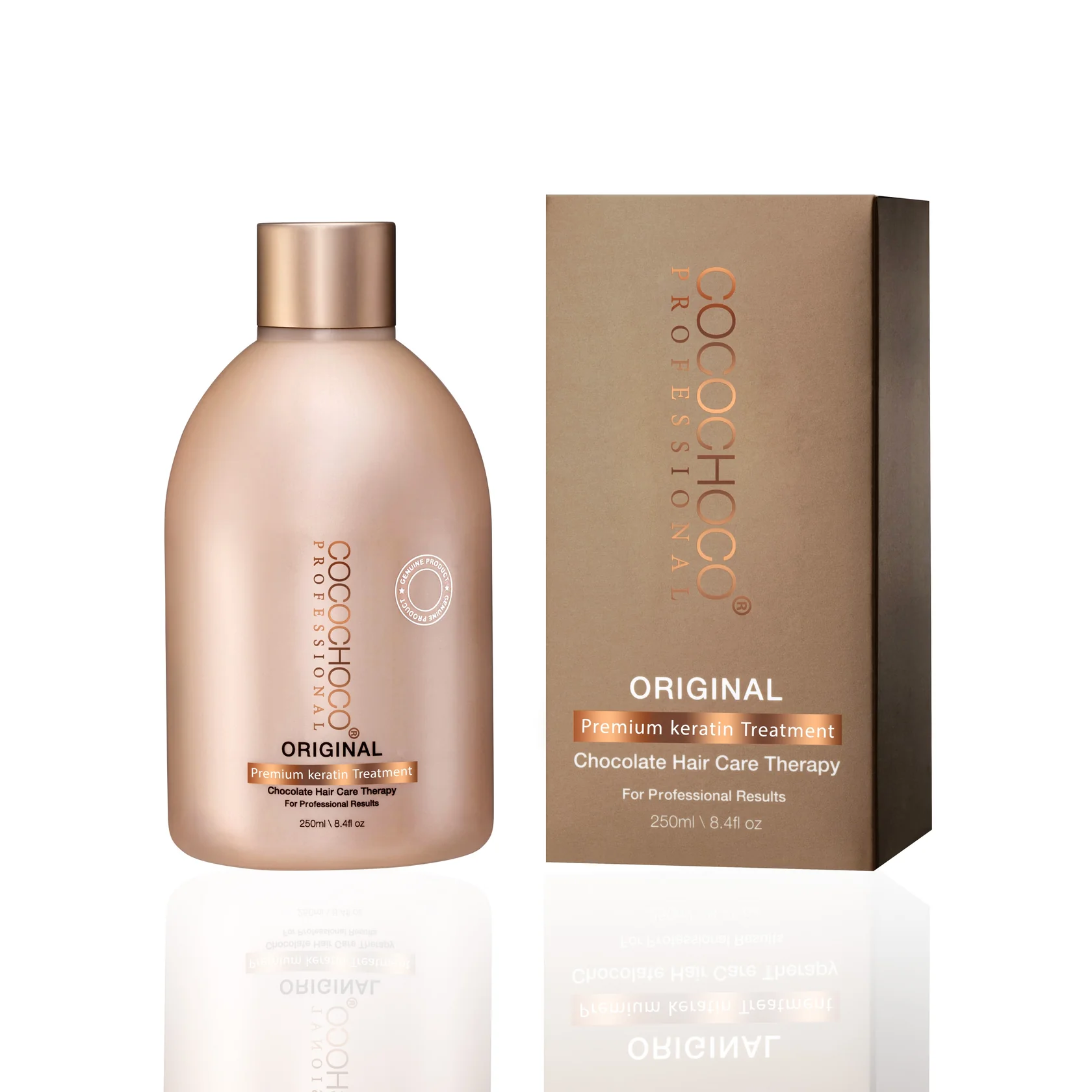 Cocochocooriginal250mlfrontlabel_frontboxv15.7.23 COCOCHOCO Original Brazilian Keratine Behandeling Origineel 250 ml - Afbeelding 1