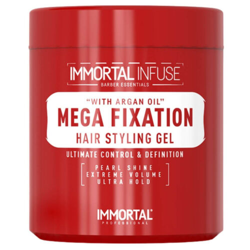 Immortal Infuse Mega Fixation Hair Styling Gel With Argan Oil 500ml - Afbeelding 1