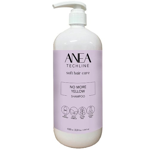 anea-techline-no-more-yellow-shampoo-1000ml Anea Techline No More Yellow Shampoo 1000ml - Afbeelding 1