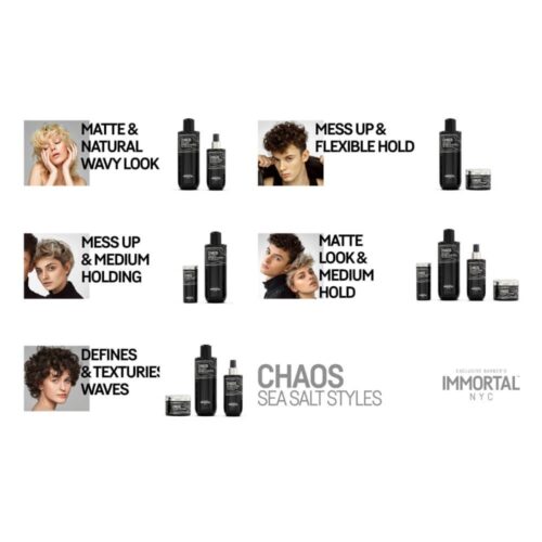 Immortal NYC Chaos Sea Salt Spray 250ml - Afbeelding 3