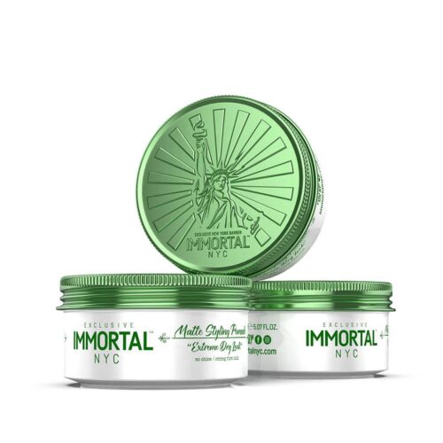 Immortal NYC Dry Matte Finish Styling Pomade 150ml - Afbeelding 3
