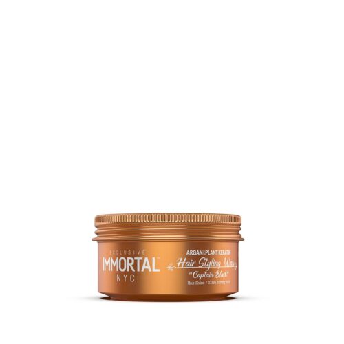 Immortal Nyc Hair Styling Wax Captain Black 150ml (new) - Afbeelding 1
