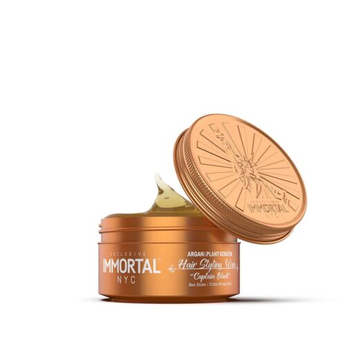 Immortal Nyc Hair Styling Wax Captain Black 150ml (new) - Afbeelding 2