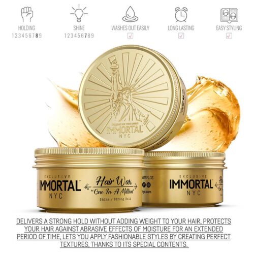 Immortal Nyc Hair Wax One In A Million 150ml (new) - Afbeelding 5