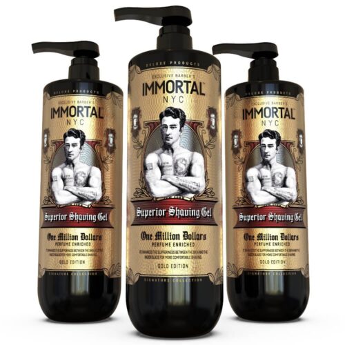 Immortal NYC One Million Superior Shaving Gel 1000ml - Afbeelding 2
