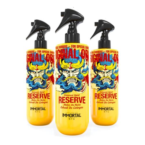 Immortal Original Samurai Spirit Reserve Eau de Cologne 500ml - Afbeelding 2