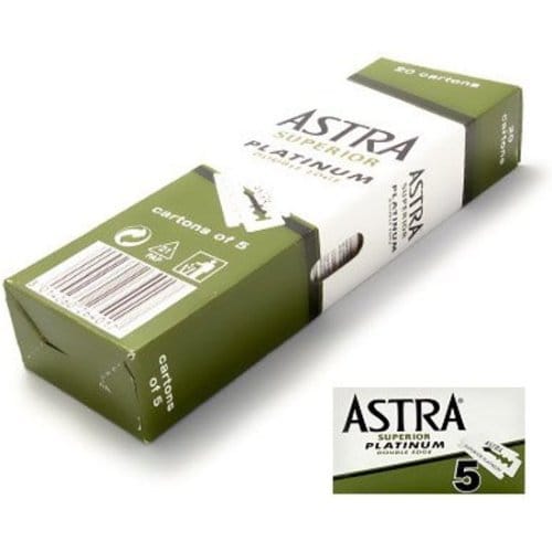 astra-razor-blade-scheermesjes-mannen-100st-double-edge-scheermesjes-shavette-voor-gezicht-safety-razor-blades Astra Double Edge Blades – 100 st – Geschikt voor Shavette & Safety Razors - Afbeelding 1