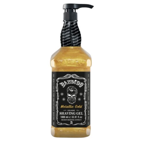 Bandido Shaving Gel Metallic Gold 1000ml - Afbeelding 1