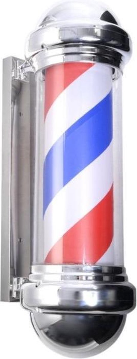 barber_pole_lamp.jpg Barber pole lamp - Kapperspaal -Barberpole - Barbier Paal - Afbeelding 1