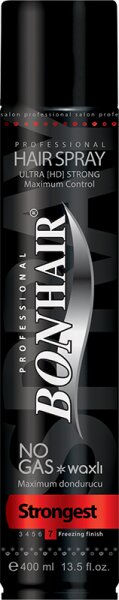 bonhair-no-gas-waxed-hairspray-400-ml.jpg Bonhair No Gas Waxed Haarspray 7 400ml - Afbeelding 1