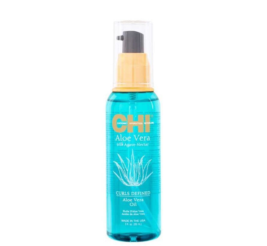 chi-aloe-vera-curls-defined-oil-89ml_kopie_ren CHI Aloë Vera Curls Defined Aloe Vera Oil 89ml - Afbeelding 1