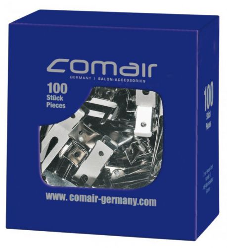 comair-metalen-clips-2-potig-100stuks-2.jpg Comair Metalen Clips 2 Benig 100 Stuks - Afbeelding 1