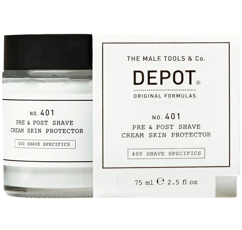 depot_401_75ml-1200x1500-1.jpg Depot 401 Pre & Post Shave Cream Skin Protector - Afbeelding 1