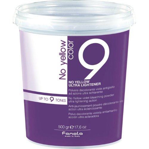 fanola-no-yellow-9-tinten-blondeerpoeder-500g Fanola No Yellow 9 Tinten Blondeerpoeder 500g - Afbeelding 1