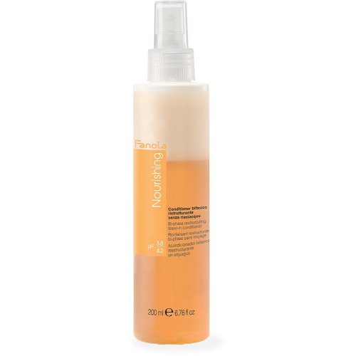 fanola-nourishing-bi-phase-restructuring-leave-in-conditioner-spray-200ml Fanola Nourishing Bi-phase Leave-In Conditioner Spray 200ml - Afbeelding 1