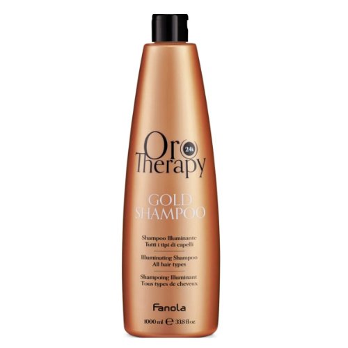 fanola-oro-therapy-gold-shampoo-1000ml Fanola Oro Therapy Gold Shampoo 1000ml - Afbeelding 1