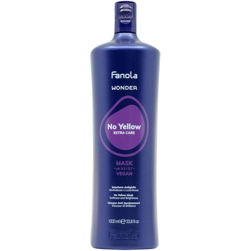 fanola-wonder-no-yellow-mask-1000ml Fanola Wonder No Yellow Mask 1000ml - Afbeelding 1