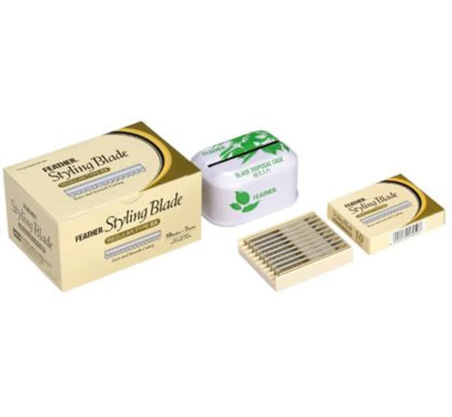 feather-styling-blades-navulmesjes-50-stuks-per-8 Feather Styling Blades Navulmesjes 400 stuks - Per 8 pack - Afbeelding 2