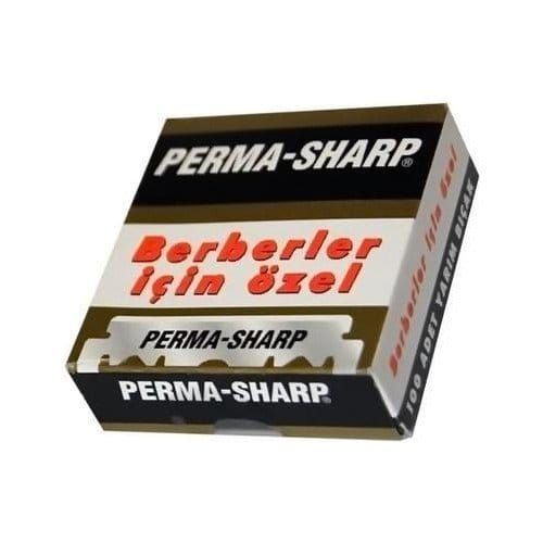 gillette-perma-sharp-single-blades-100pcs Perma-Sharp Razor Blades 100 Mesjes - Afbeelding 1