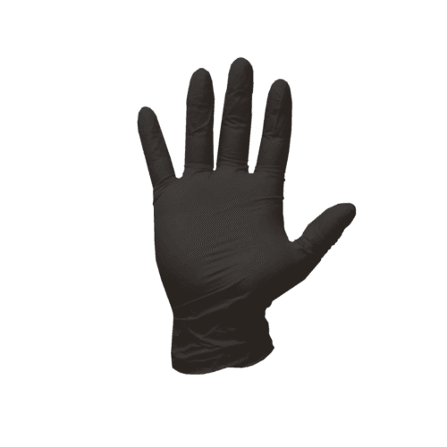 Handschoenen Nitril Zwart Poedervrij 100 Stuks - Afbeelding 1