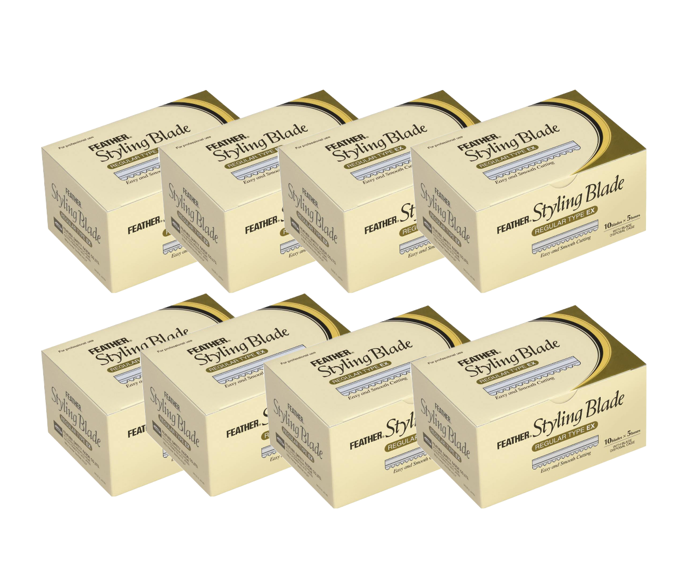 image Feather Styling Blades Navulmesjes 400 stuks - Per 8 pack - Afbeelding 1