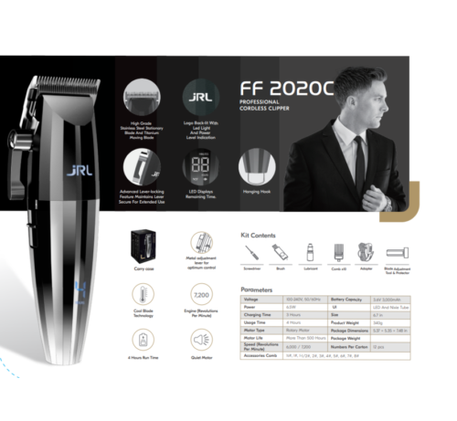 JRL Freshfade 2020C Tondeuse - Afbeelding 6