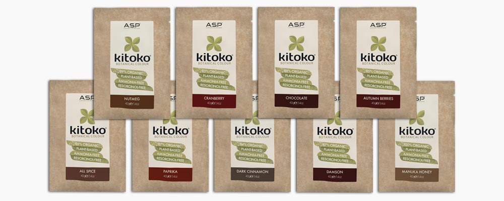kitokowarmshades.jpg Affinage  Kitoko Botanical Colour 40g - Afbeelding 1