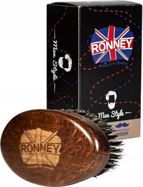 Ronney - houten baardborstel met natuurlijke borstelharen Large - Afbeelding 1