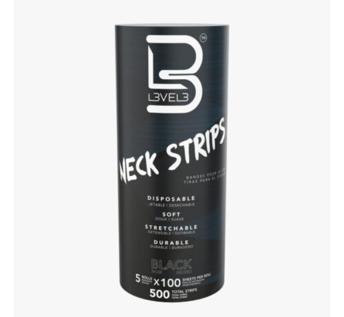 Shaving Neck Strips - Zwart - 5 rollen - Afbeelding 1