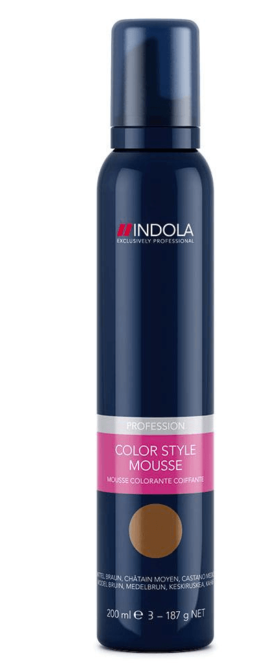 medium_brown.png Indola Color Style Mousse Medium Bruin 200ml - Afbeelding 1